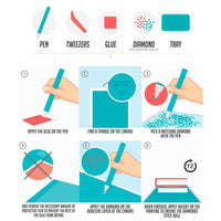 Thumbnail for De Hobby Planeet Vintage Diamond Painting Kit DPHP00136