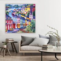 Thumbnail for De Hobby Planeet Landscapes Diamond Painting Kit DPHP00767
