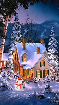 Thumbnail for De Hobby Planeet Christmas Diamond Painting Kit DPHP01561