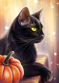 Thumbnail for De Hobby Planeet Thanksgiving Day & Halloween Diamond Painting Kit DPHP01865