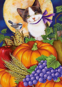 Thumbnail for De Hobby Planeet Thanksgiving Day & Halloween Diamond Painting Kit DPHP01896