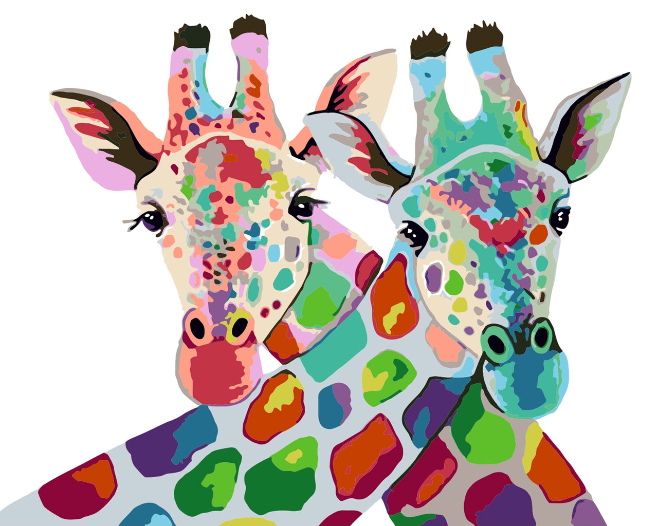 Schilderen op Nummer Giraffe PBN392